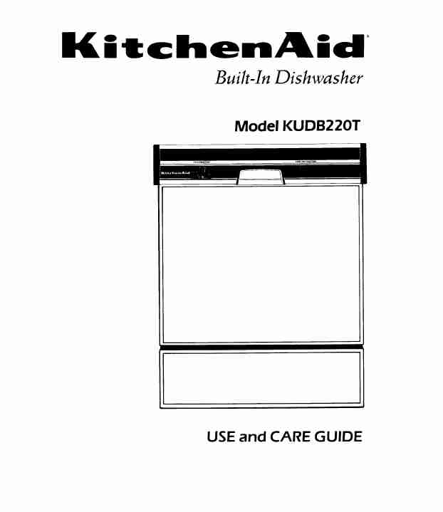 KitchenAid Dishwasher KUDB220T-page_pdf
